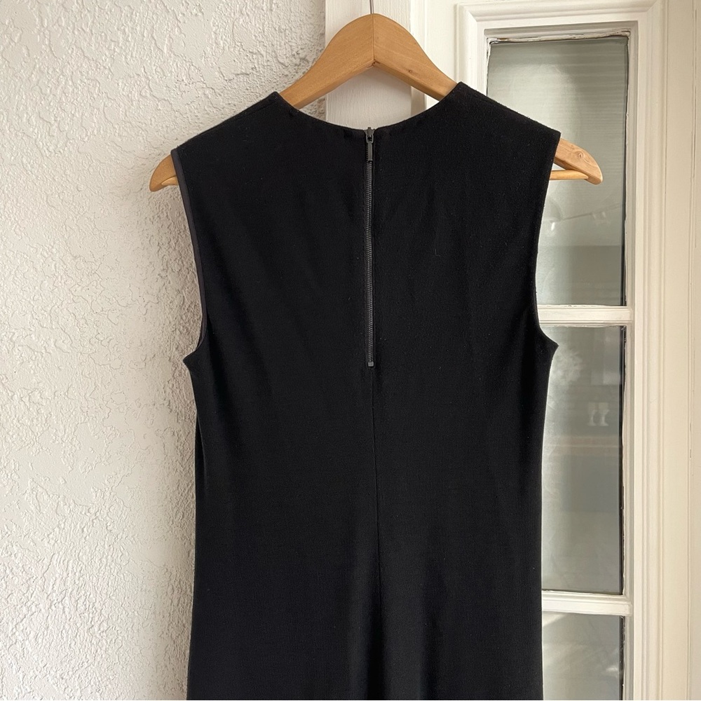 Vince Soldvince Straight Ribbed Sleeveless Midi Dress - Picture 10 of 15